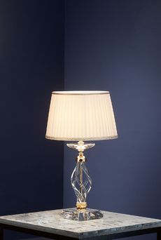 Euroluce Lampadari ALICANTE LP1 / Gold - настольная лампа производства Италии: фото, описание, характеристики, цена, отзывы